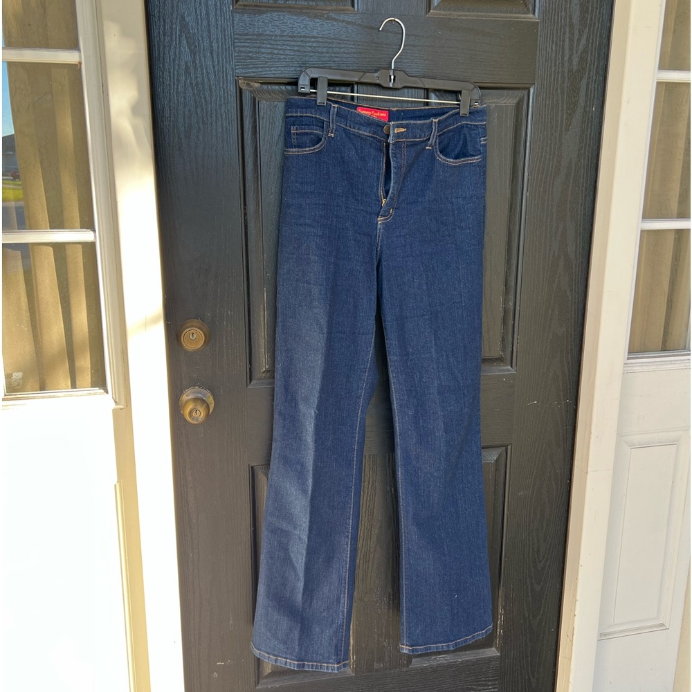 NYDJ Dark Blue Tummy Tuck Jeans size 12